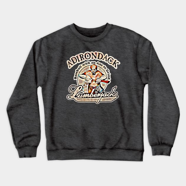 Adirondack Lumberjacks Baseball Crewneck Sweatshirt by Kitta’s Shop